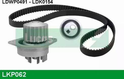 Lucas Engine Drive LKP062 - Водяной насос + комплект зубчатого ремня ГРМ www.autospares.lv