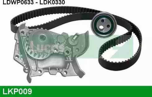 Lucas Engine Drive LKP009 - Ūdenssūknis + Zobsiksnas komplekts www.autospares.lv