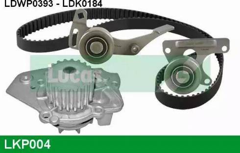 Lucas Engine Drive LKP004 - Ūdenssūknis + Zobsiksnas komplekts autospares.lv