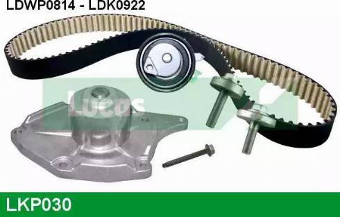 Lucas Engine Drive LKP030 - Water Pump & Timing Belt Set www.autospares.lv