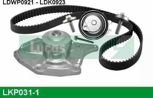 Lucas Engine Drive LKP031-1 - Ūdenssūknis + Zobsiksnas komplekts autospares.lv