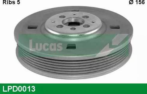 Lucas Engine Drive LPD0013 - Piedziņas skriemelis, Kloķvārpsta www.autospares.lv