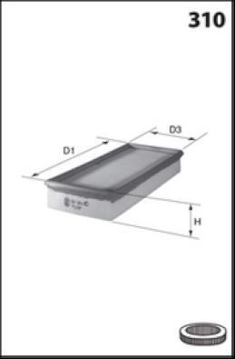 Lucas Filters LFAF185 - Gaisa filtrs autospares.lv