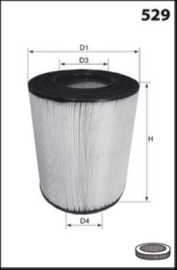 Lucas Filters LFAF701 - Gaisa filtrs www.autospares.lv