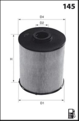 Lucas Filters LFDE143 - Топливный фильтр www.autospares.lv