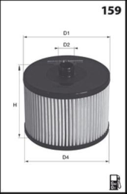 Lucas Filters LFDE142 - Degvielas filtrs autospares.lv