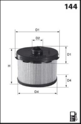 Lucas Filters LFDE104 - Топливный фильтр www.autospares.lv