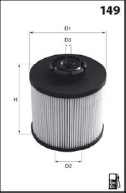 Lucas Filters LFDE315 - Degvielas filtrs www.autospares.lv