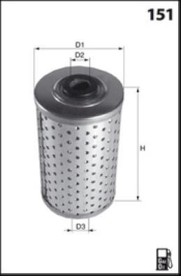 Lucas Filters LFDE311 - Degvielas filtrs www.autospares.lv