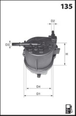 Lucas Filters LFDF116 - Degvielas filtrs autospares.lv