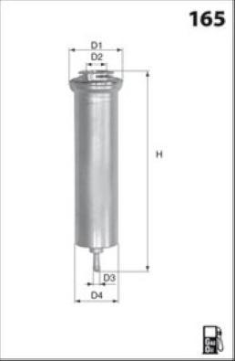 Lucas Filters LFDF171X - Degvielas filtrs autospares.lv