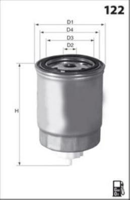 Lucas Filters LFDS195 - Degvielas filtrs www.autospares.lv