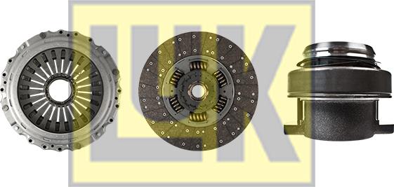 LUK 643 3447 00 - Комплект сцепления www.autospares.lv