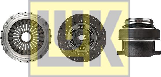 LUK 643 3301 00 - Комплект сцепления www.autospares.lv