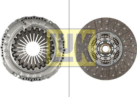 LUK 643 3324 09 - Sajūga komplekts www.autospares.lv