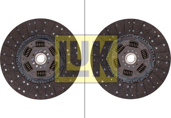 LUK 340 0049 10 - Sajūga disks www.autospares.lv