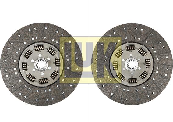 LUK 340 0050 10 - Sajūga disks www.autospares.lv