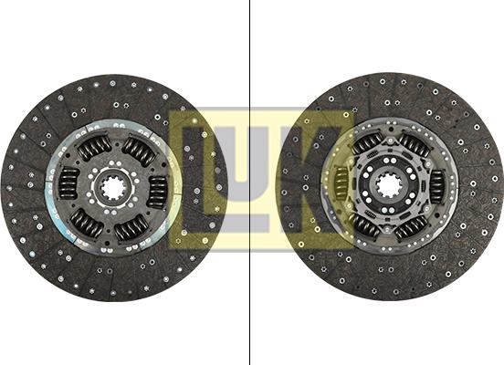 LUK 340 0087 10 - Sajūga disks www.autospares.lv