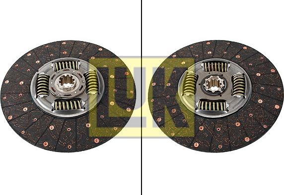 LUK 340 0109 10 - Sajūga disks www.autospares.lv