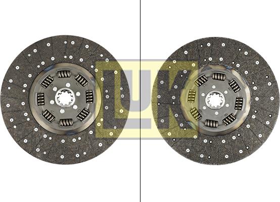 LUK 343 0061 10 - Sajūga disks www.autospares.lv