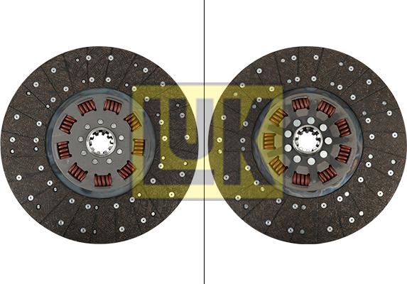 LUK 343 0010 10 - Sajūga disks www.autospares.lv