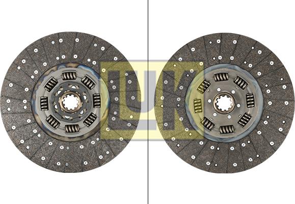 LUK 343 0081 10 - Sajūga disks www.autospares.lv