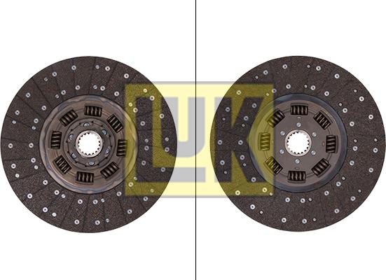 LUK 343 0031 10 - Sajūga disks www.autospares.lv