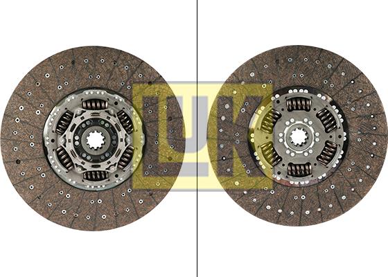 LUK 343 0196 10 - Sajūga disks www.autospares.lv