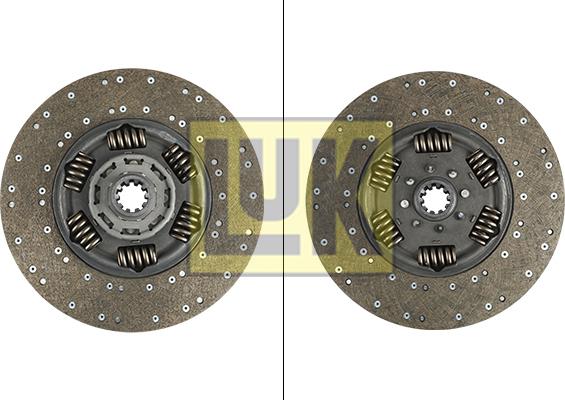 LUK 343 0193 10 - Sajūga disks www.autospares.lv