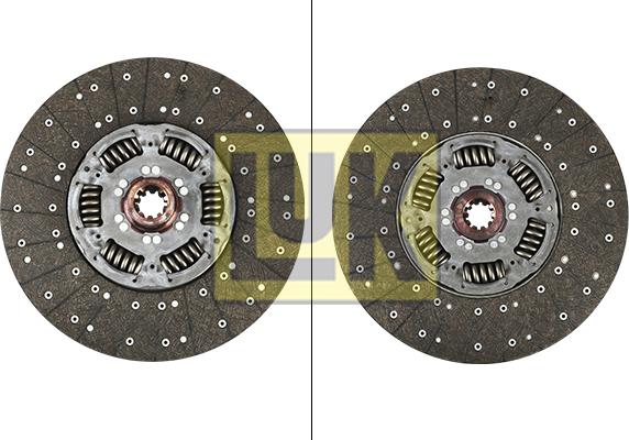 LUK 343 0197 10 - Sajūga disks www.autospares.lv