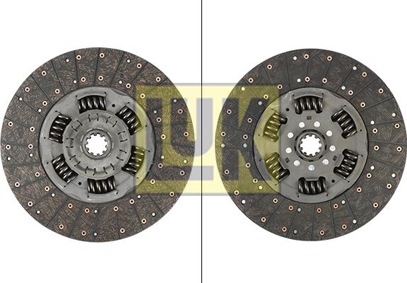 LUK 343 0149 10 - Sajūga disks www.autospares.lv