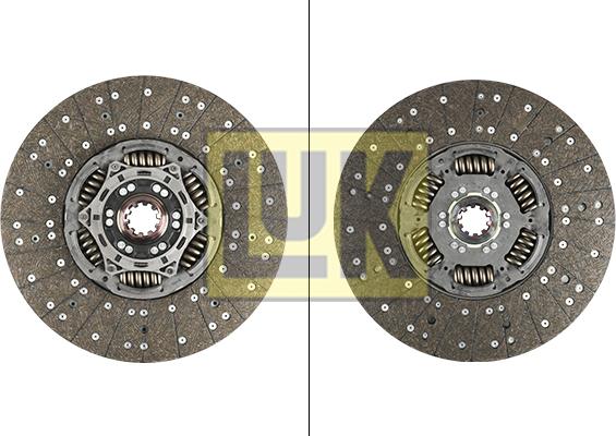 LUK 343 0150 10 - Sajūga disks www.autospares.lv