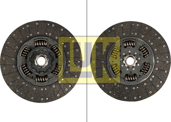 LUK 343 0189 10 - Диск сцепления, фрикцион www.autospares.lv