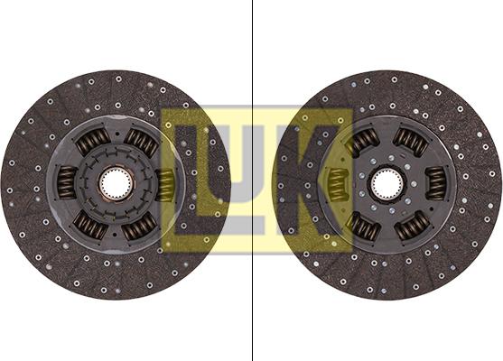 LUK 343 0139 10 - Sajūga disks www.autospares.lv