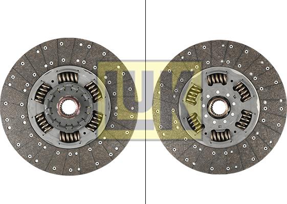 LUK 343 0134 10 - Диск сцепления, фрикцион www.autospares.lv