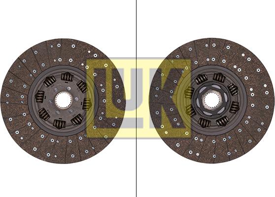 LUK 343 0138 20 - Sajūga disks www.autospares.lv