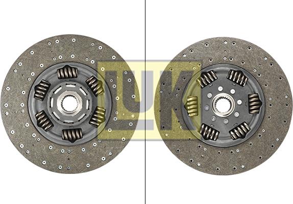 LUK 343 0176 10 - Диск сцепления, фрикцион www.autospares.lv