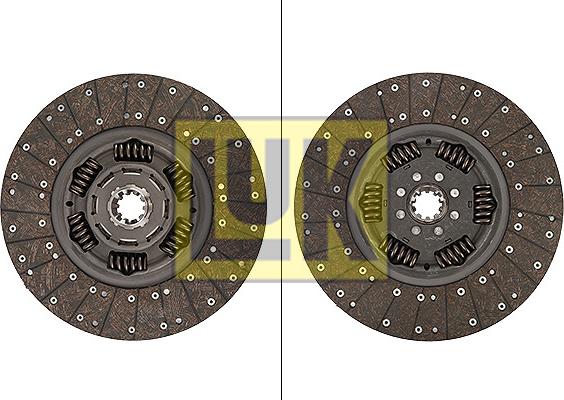 LUK 343 0290 10 - Sajūga disks www.autospares.lv