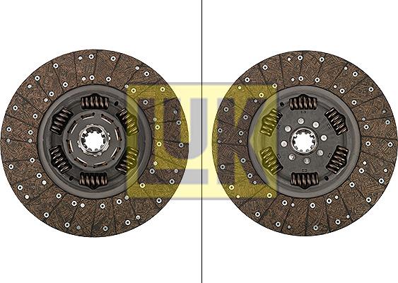 LUK 343 0291 10 - Sajūga disks www.autospares.lv