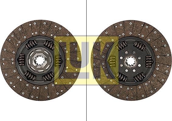 LUK 343 0293 10 - Sajūga disks www.autospares.lv