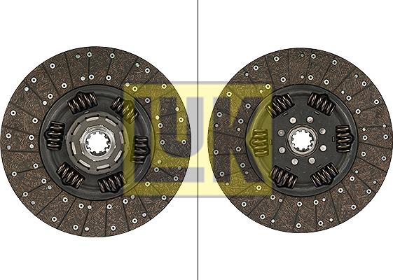 LUK 343 0292 10 - Sajūga disks www.autospares.lv