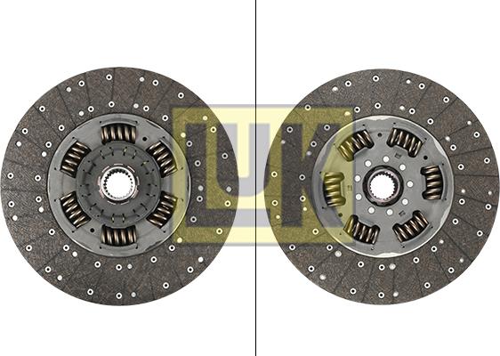 LUK 343 0249 10 - Sajūga disks www.autospares.lv