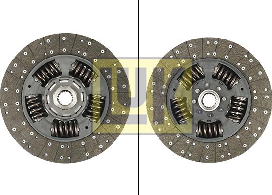 LUK 343 0240 10 - Sajūga disks www.autospares.lv