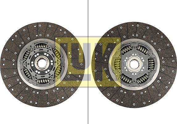 LUK 343 0241 10 - Sajūga disks www.autospares.lv