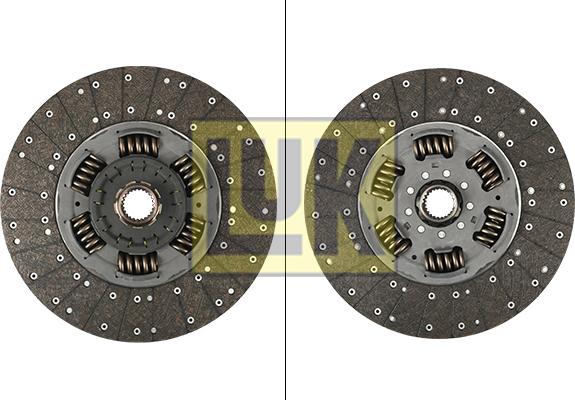 LUK 343 0248 10 - Диск сцепления, фрикцион www.autospares.lv