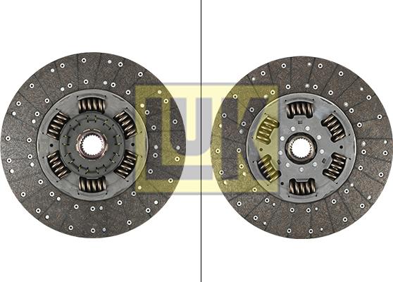 LUK 343 0256 10 - Sajūga disks www.autospares.lv