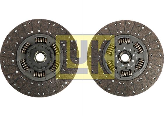 LUK 343 0261 10 - Sajūga disks www.autospares.lv