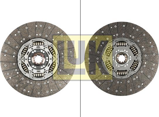 LUK 343 0209 10 - Sajūga disks www.autospares.lv