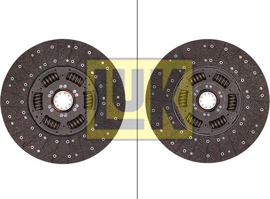 LUK 343 0204 10 - Sajūga disks www.autospares.lv