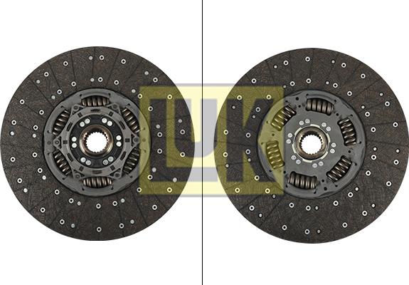 LUK 343 0203 10 - Sajūga disks www.autospares.lv